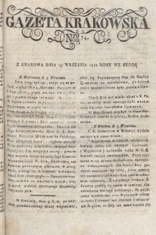 Gazeta Krakowska. 1820 , nr 74