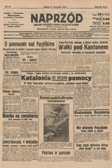Naprzód : organ Polskiej Partji Socjalistycznej. 1939, nr 21