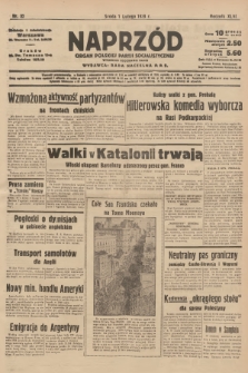 Naprzód : organ Polskiej Partji Socjalistycznej. 1939, nr 32