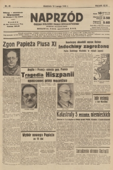 Naprzód : organ Polskiej Partji Socjalistycznej. 1939, nr 43