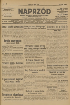Naprzód : organ Polskiej Partji Socjalistycznej. 1939, nr 140