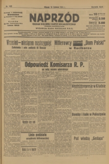 Naprzód : organ Polskiej Partji Socjalistycznej. 1939, nr 163
