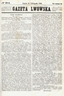 Gazeta Lwowska. 1864, nr 264