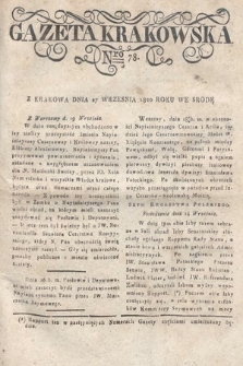 Gazeta Krakowska. 1820 , nr 78