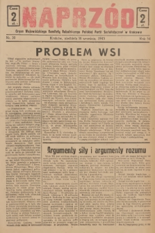 Naprzód : organ Wojewódzkiego Komitetu Robotniczego Polskiej Partii Socjalistycznej w Krakowie. 1945, nr 30