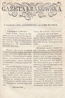 Gazeta Krakowska. 1820 , nr 80