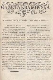 Gazeta Krakowska. 1820 , nr 81