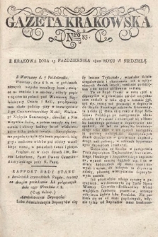Gazeta Krakowska. 1820 , nr 83