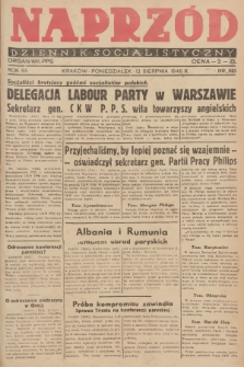 Naprzód : dziennik socjalistyczny : organ WK PPS. 1946, nr 183