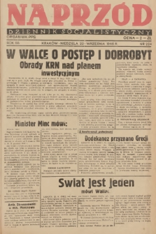 Naprzód : dziennik socjalistyczny : organ WK PPS. 1946, nr 224