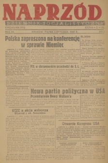 Naprzód : dziennik socjalistyczny : organ WK PPS. 1947, nr 3