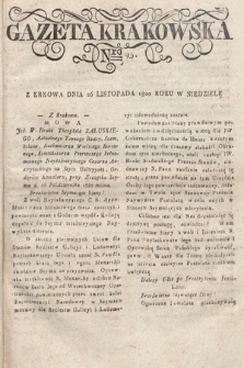 Gazeta Krakowska. 1820 , nr 95