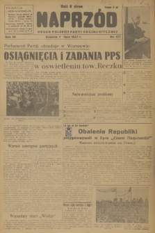 Naprzód : organ Polskiej Partii Socjalistycznej. 1947, nr 177