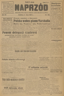 Naprzód : organ Polskiej Partii Socjalistycznej. 1947, nr 182