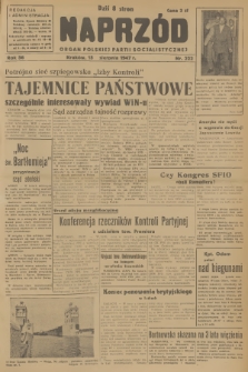 Naprzód : organ Polskiej Partii Socjalistycznej. 1947, nr 222