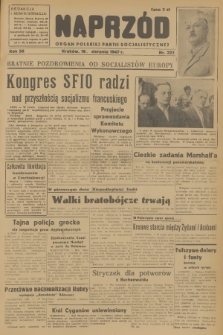 Naprzód : organ Polskiej Partii Socjalistycznej. 1947, nr 223