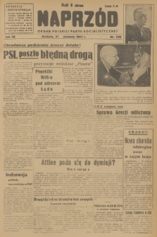 Naprzód : organ Polskiej Partii Socjalistycznej. 1947, nr 228