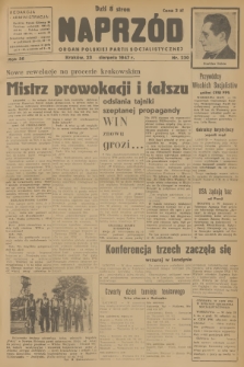Naprzód : organ Polskiej Partii Socjalistycznej. 1947, nr 230