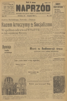 Naprzód : organ Polskiej Partii Socjalistycznej. 1947, nr 231