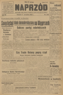 Naprzód : organ Polskiej Partii Socjalistycznej. 1947, nr 240