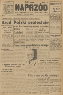 Naprzód : organ Polskiej Partii Socjalistycznej. 1947, nr 241
