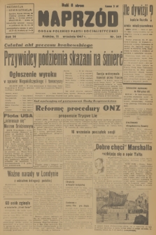 Naprzód : organ Polskiej Partii Socjalistycznej. 1947, nr 249