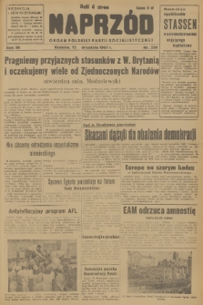 Naprzód : organ Polskiej Partii Socjalistycznej. 1947, nr 250