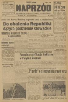 Naprzód : organ Polskiej Partii Socjalistycznej. 1947, nr 254