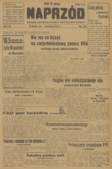 Naprzód : organ Polskiej Partii Socjalistycznej. 1947, nr 261