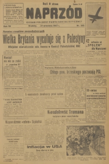 Naprzód : organ Polskiej Partii Socjalistycznej. 1947, nr 265
