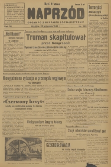 Naprzód : organ Polskiej Partii Socjalistycznej. 1947, nr 268