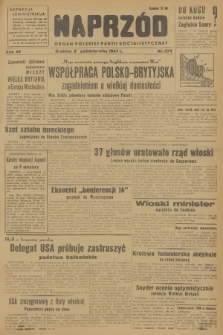 Naprzód : organ Polskiej Partii Socjalistycznej. 1947, nr 274