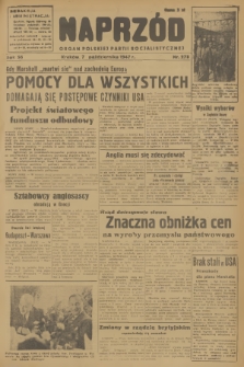 Naprzód : organ Polskiej Partii Socjalistycznej. 1947, nr 275