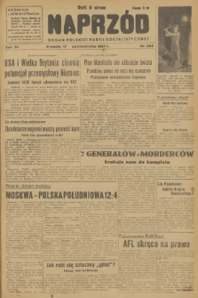 Naprzód : organ Polskiej Partii Socjalistycznej. 1947, nr 285