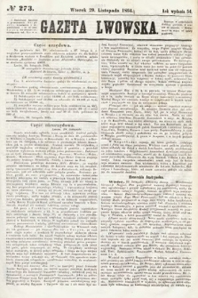 Gazeta Lwowska. 1864, nr 273