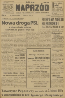 Naprzód : organ Polskiej Partii Socjalistycznej. 1947, nr 299