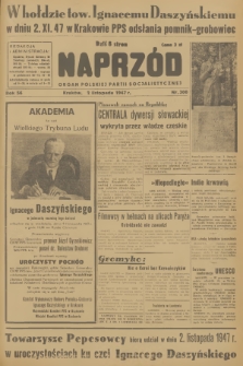 Naprzód : organ Polskiej Partii Socjalistycznej. 1947, nr 300