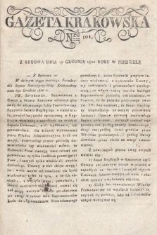 Gazeta Krakowska. 1820 , nr 101