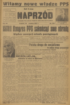 Naprzód : organ Polskiej Partii Socjalistycznej. 1947, nr 345