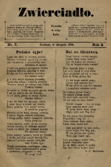 Zwierciadło. R.2, 1894, nr 7