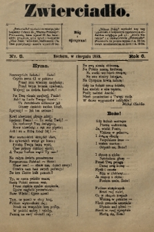 Zwierciadło. R.6, 1898, nr 8
