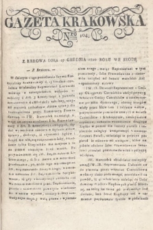Gazeta Krakowska. 1820 , nr 104