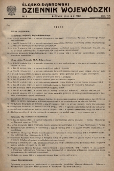 Śląsko-Dąbrowski Dziennik Wojewódzki. 1949, nr 3