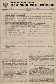 Śląsko-Dąbrowski Dziennik Wojewódzki. 1949, nr 5