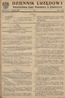 Dziennik Urzędowy Wojewódzkiej Rady Narodowej w Katowicach. 1951, nr 5