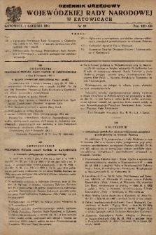 Dziennik Urzędowy Wojewódzkiej Rady Narodowej w Katowicach. 1951, nr 19