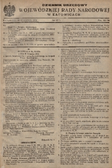 Dziennik Urzędowy Wojewódzkiej Rady Narodowej w Katowicach. 1952, nr 12