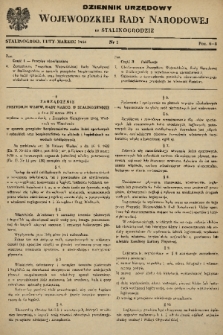 Dziennik Urzędowy Wojewódzkiej Rady Narodowej w Stalinogrodzie. 1954, nr 2