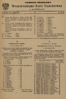 Dziennik Urzędowy Wojewódzkiej Rady Narodowej w Katowicach. 1957, nr 7