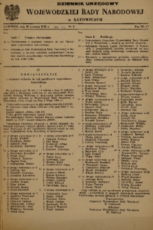 Dziennik Urzędowy Wojewódzkiej Rady Narodowej w Katowicach. 1958, nr 3